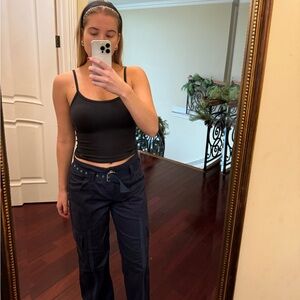 Edikted blue cargo pants